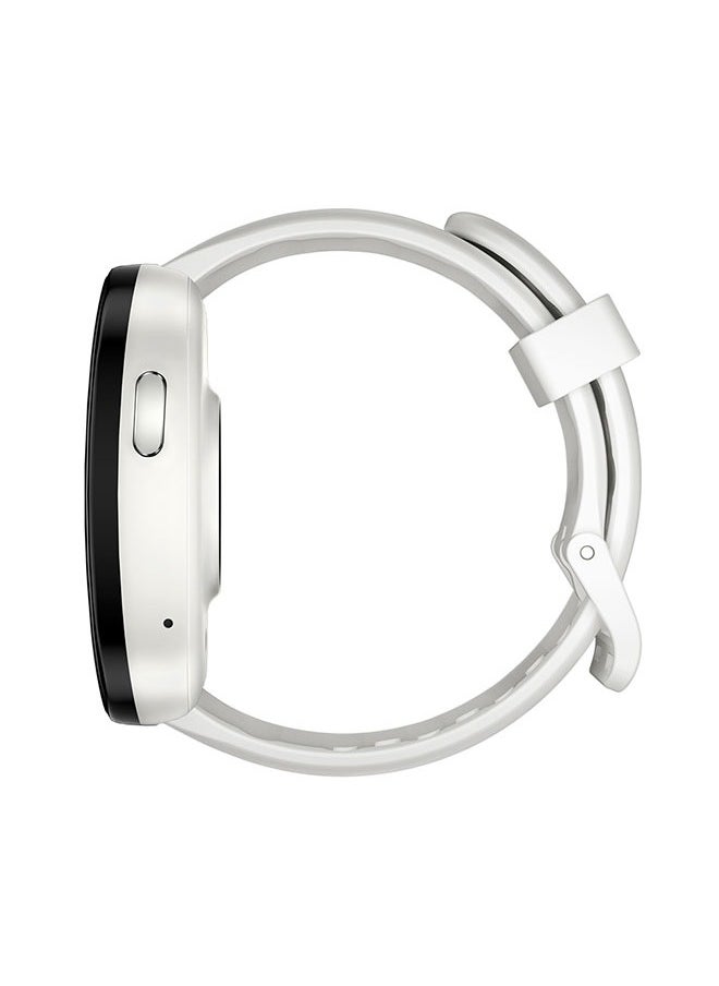 KUMI U6 Smart Sports Watch AMOLED Display 100 Sports Detection Aids Sleep Detection Motion Track Recording Waterproof AI Voice Bracelet White