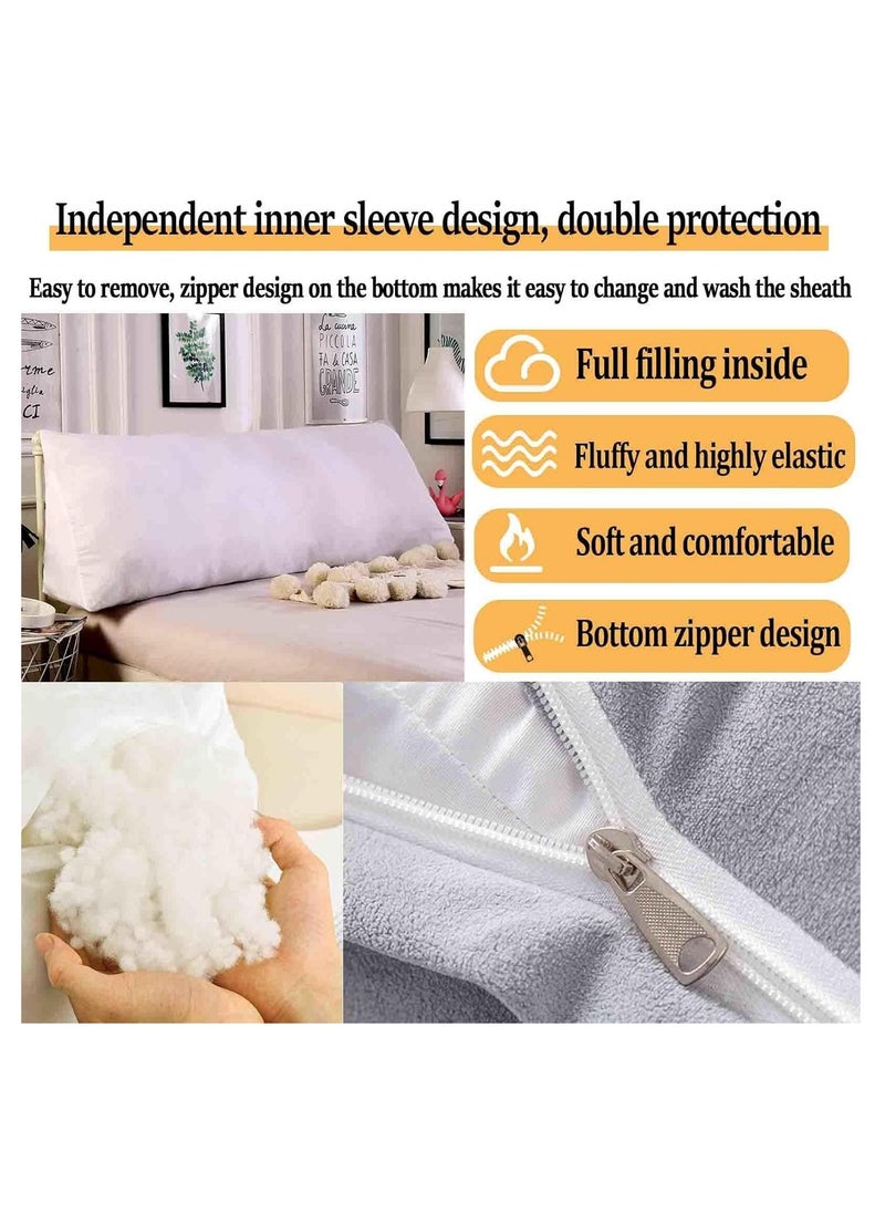 3 in 1 Soft Reading Pillow, Wedge Pillow Sofa, Lumbar Pillow Bed Cushion, Back Support Cushion, Seat Cushion, Neck Support Pillow, Bed Chair Cushion, Headboard Bed Pillow