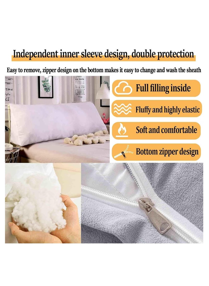 3 in 1 Soft Reading Pillow, Wedge Pillow Sofa, Lumbar Pillow Bed Cushion, Back Support Cushion, Seat Cushion, Neck Support Pillow, Bed Chair Cushion, Headboard Bed Pillow
