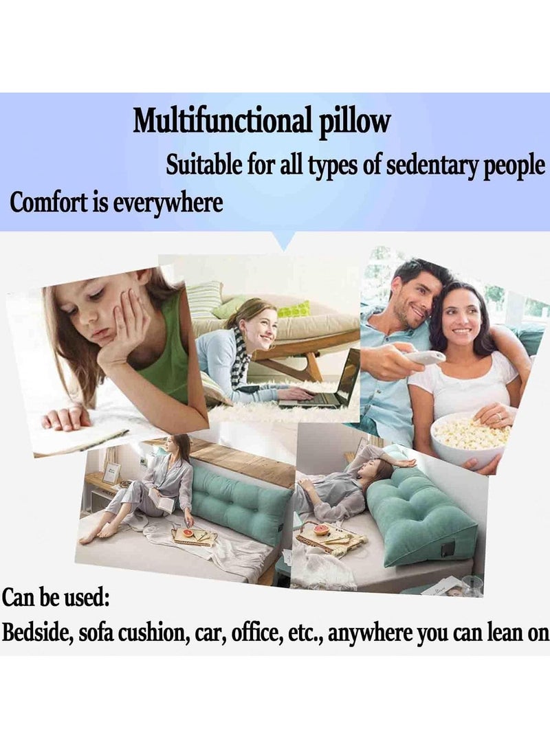 3 in 1 Soft Reading Pillow, Wedge Pillow Sofa, Lumbar Pillow Bed Cushion, Back Support Cushion, Seat Cushion, Neck Support Pillow, Bed Chair Cushion, Headboard Bed Pillow