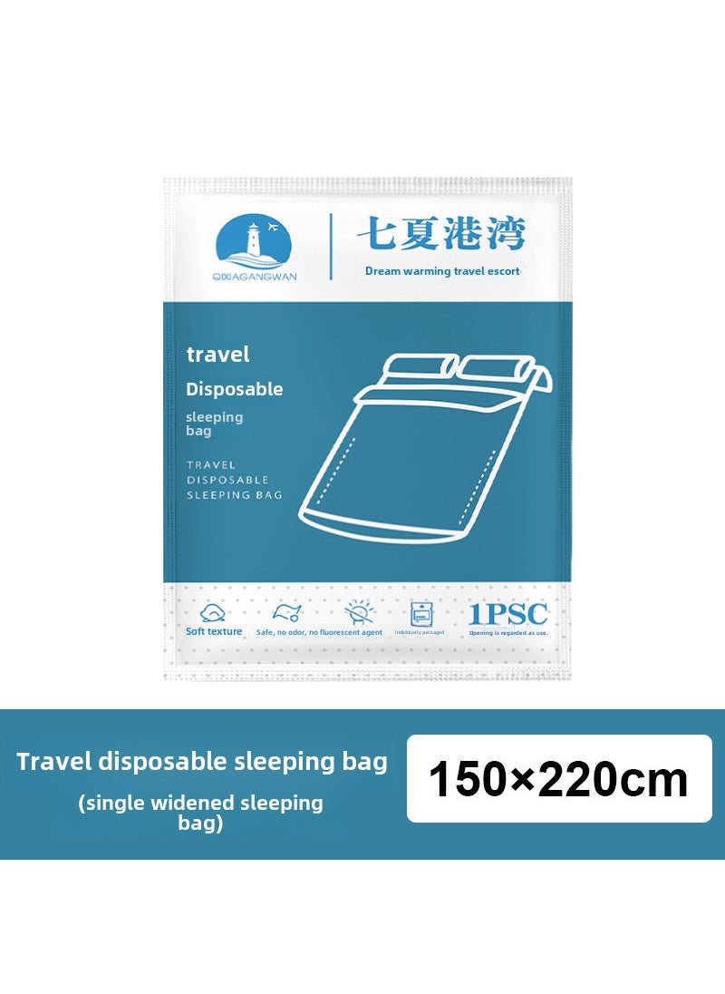 Disposable Double Bedding Set 4-Piece Single wide sleeping bag 150*220
