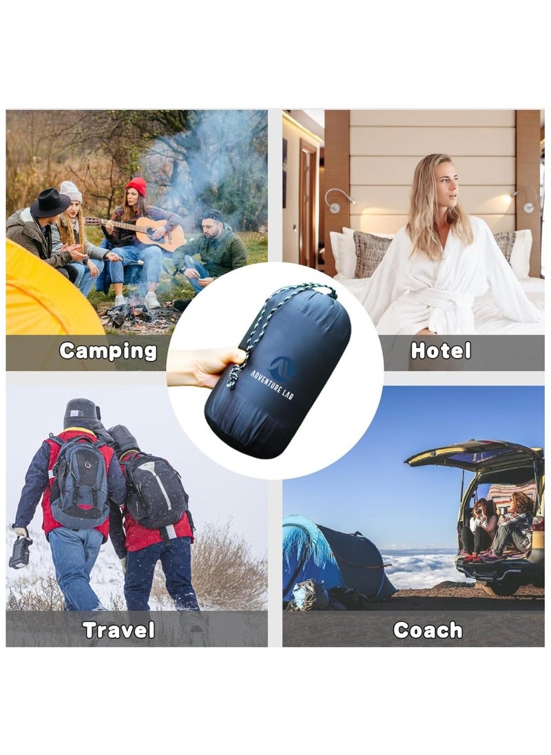 Sleeping Bag Blanket for Adults and Kids - Lightweight, Warm, and Portable for Camping, Travel, and Outdoor Use