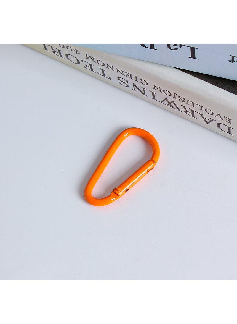 Colorful DIY Jewelry Carabiner Spring Hook for Bags Orange