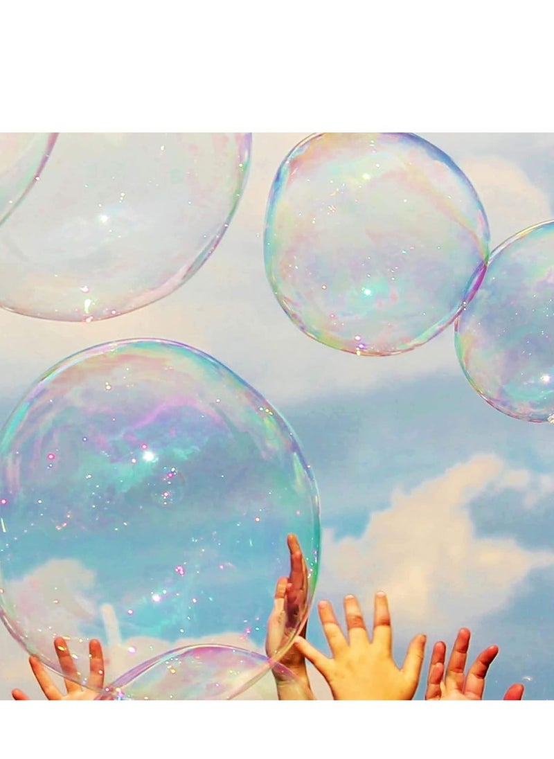 20PCS Blow Plastic Bubbles Toy Set, Large Bubble Balloons Bubble Blowing Products Collection Kid-Friendly Bubble Blowing Toys for Kids Outside Party Birthday Gift Toddler Outdoor Toys