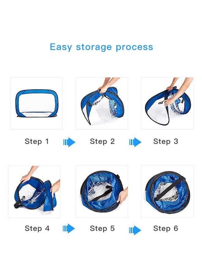 Children's Portable Grid Football Door Folding Sports Toy