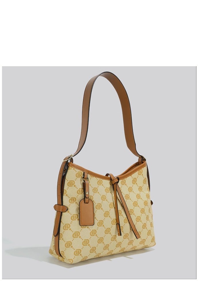Female High-End Light luxury Niche Retro Small Tote Crossbody Bag