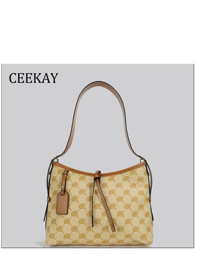 Female High-End Light luxury Niche Retro Small Tote Crossbody Bag