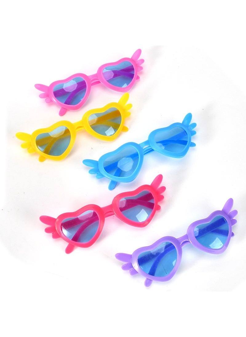 1 x 5 pcs Duck-Themed Toy Eyewear Accessories 16163/1587-3