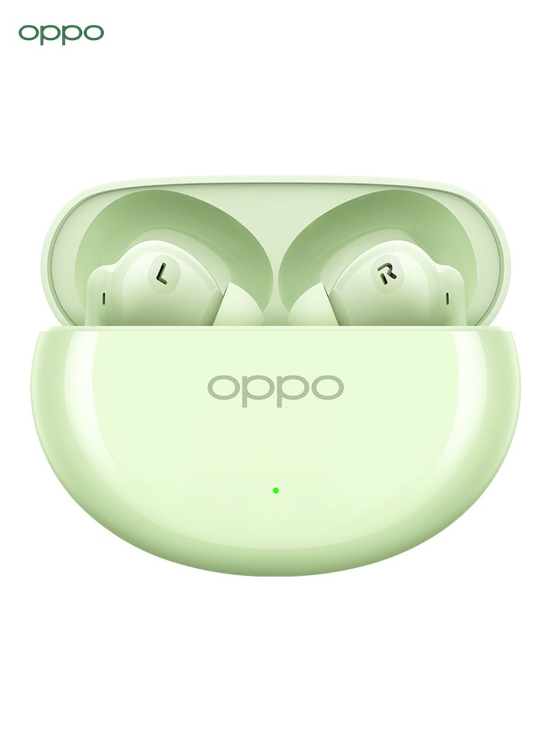 Enco Air4 True Wireless Earbuds - Bluetooth 5.4, 12.4mm Dynamic Driver, Active Noise Cancellation, 43H Battery Life, IP55 Waterproof, Dual Microphone Noise Reduction, Touch Control, Quick Pairing, Dual Device Connection Green