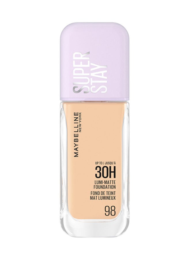 Super Stay Lumi-Matte Foundation, 30Hr Longwear Formula 98