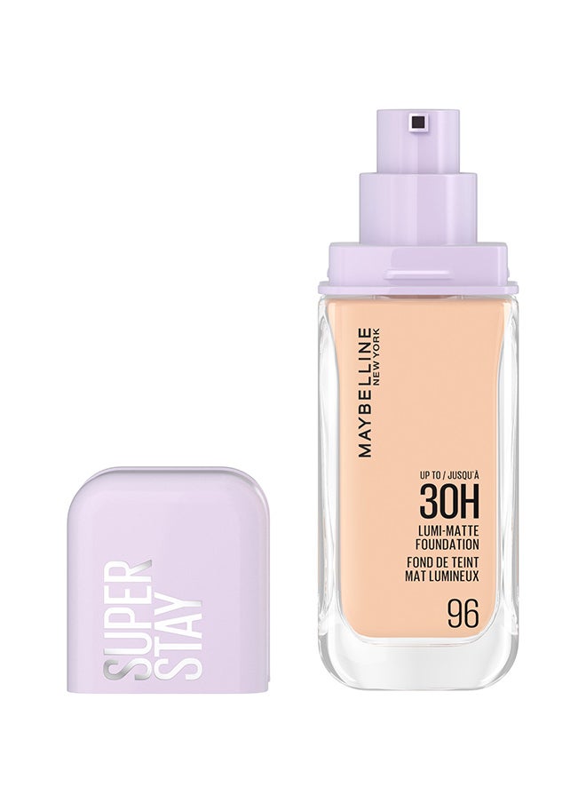 Super Stay Lumi-Matte Foundation, 30Hr Longwear Formula 96