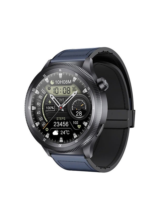 KUMI Gear GT3 Smart Sports Watch AMOLED Display 100 Motion Detection Assisted Sleep Detection Exercise Track Recording Waterproof AI Voice Bracelet NFC Support Black