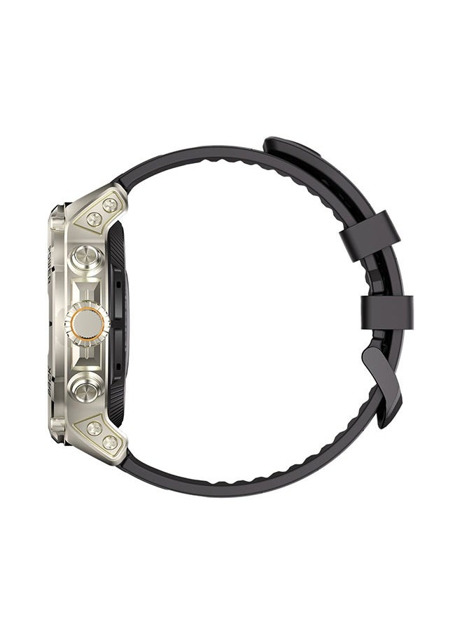 KUMI U5 Pro Smart Sports Watch AMOLED Display Heart Rate Detection 170 Motion Detection Assist Support ChatGPT Waterproof Fitness Watch Wireless Call Compatible with Android iOS silver