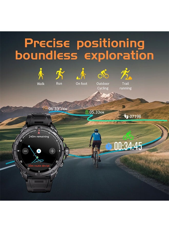 KUMI U5 Pro Smart Sports Watch AMOLED Display Heart Rate Detection 170 Motion Detection Assist Support ChatGPT Waterproof Fitness Watch Wireless Call Compatible with Android iOS silver