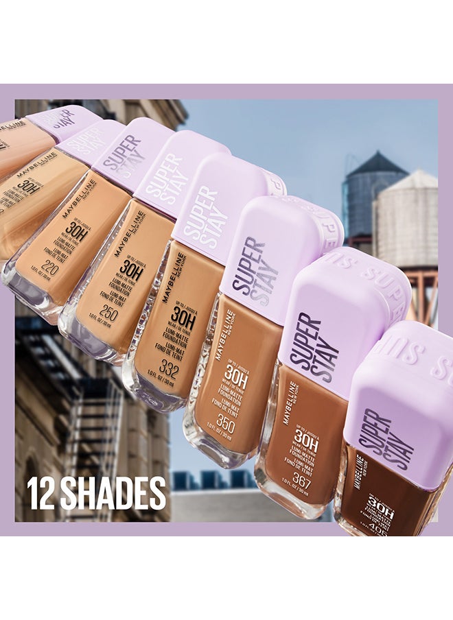 Super Stay Lumi-Matte Foundation, 30Hr Longwear Formula  250