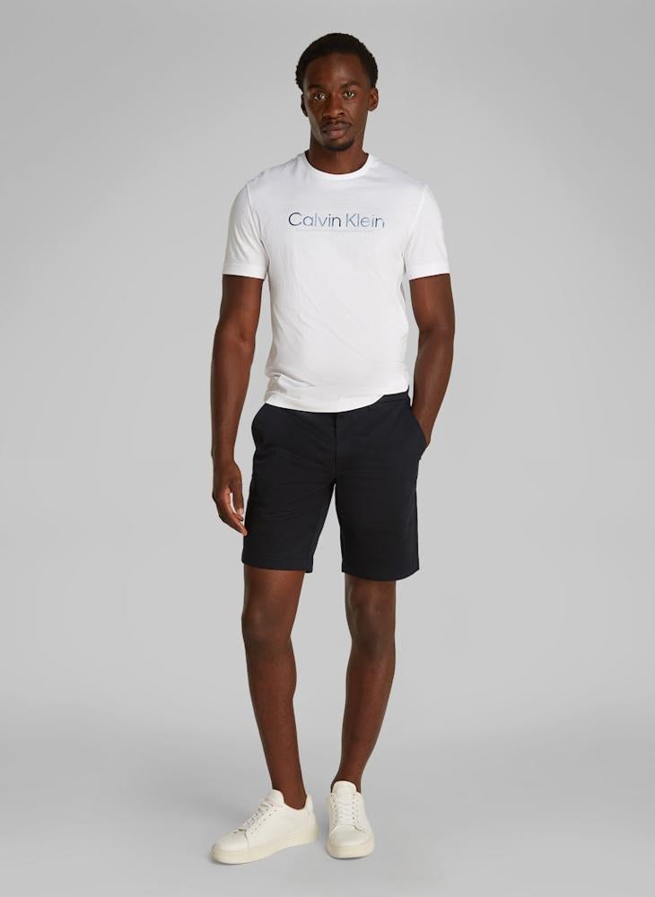 Slim Satin Stretch Shorts