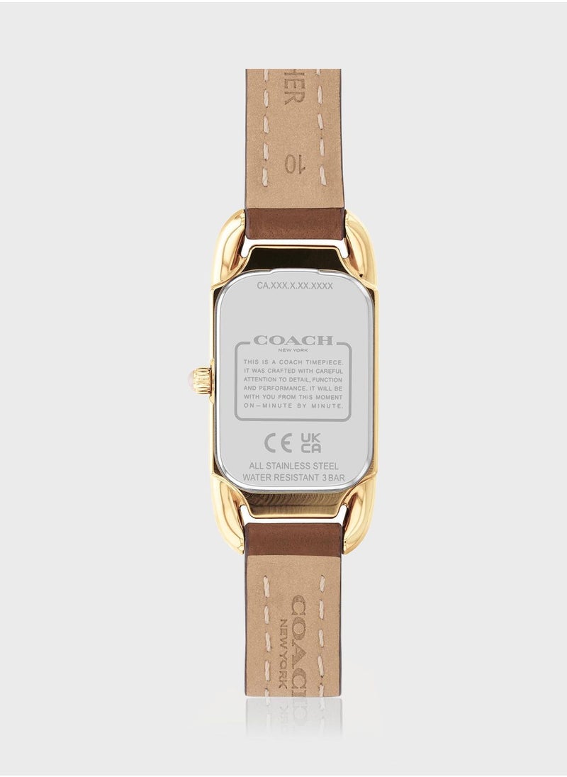 Cadie Leather Strap Analog Watch