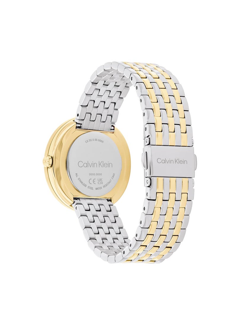 Twisted Bezel Analog Watch