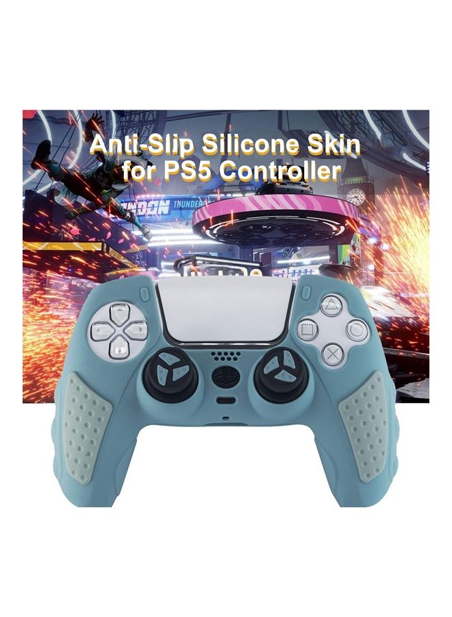 Silicone Grip Protector Rubber Case Cover Set for PS5 Controller