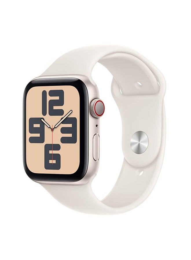 Watch Se Gps  Cellular 44Mm Starlight Aluminium Case With Starlight Sport Band  Ml White