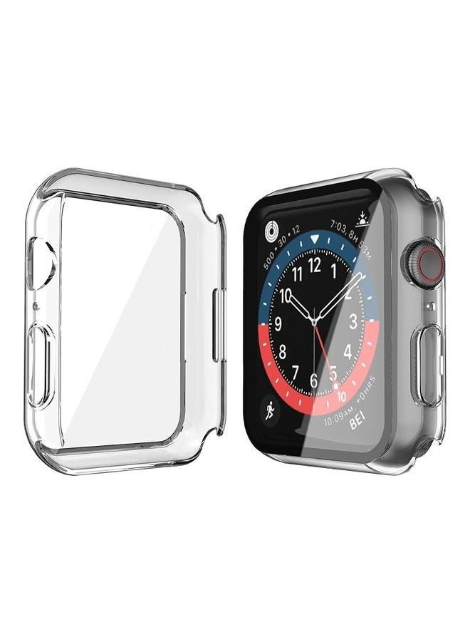 Hard PC Ultra-Thin Protective Case Cover with Screen Protector for Apple Watch Series 7 41mm