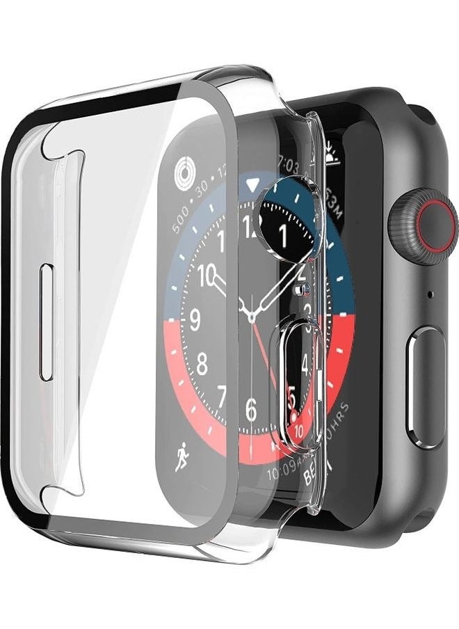 Hard PC Ultra-Thin Protective Case Cover with Screen Protector for Apple Watch Series 7 41mm