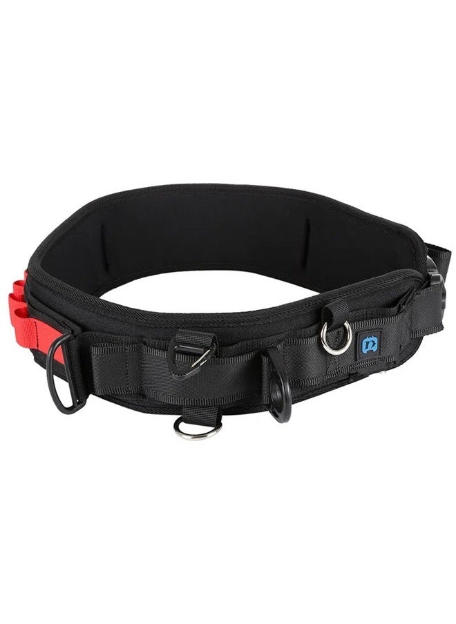 Multi-Functional Hanging Belt Black，Multi-Function Camera Waist Belt for SLR/DSLR Cameras, Adjustable Camera Waist Strap with Hook for Hanging Photography Accessories Fit for Outdoor Photographer