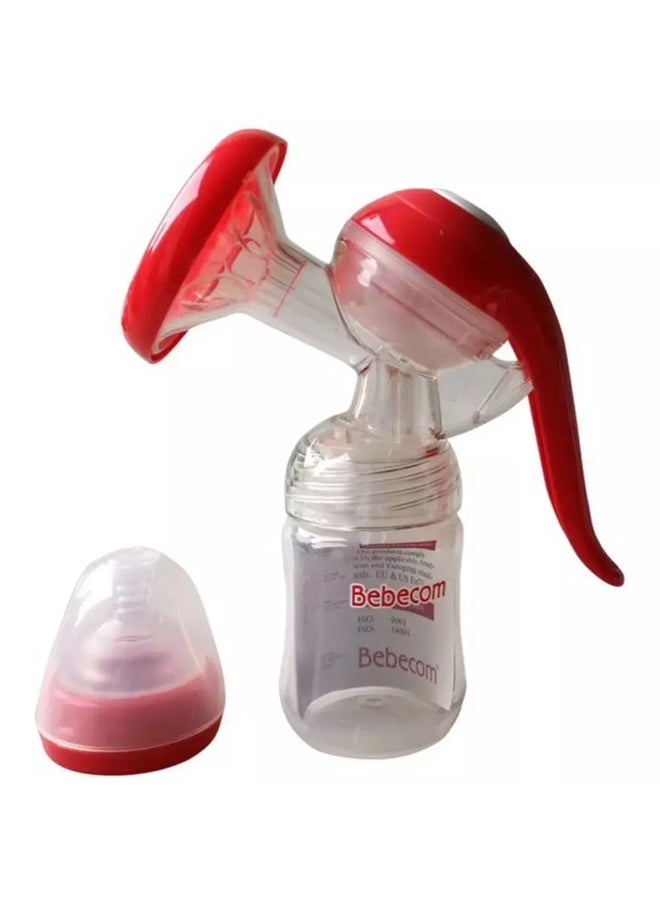 Bebecom Manual Breast Pump, Bpa Free, Soft Silicone Cover for Easy Expression of Milk (Yq508)