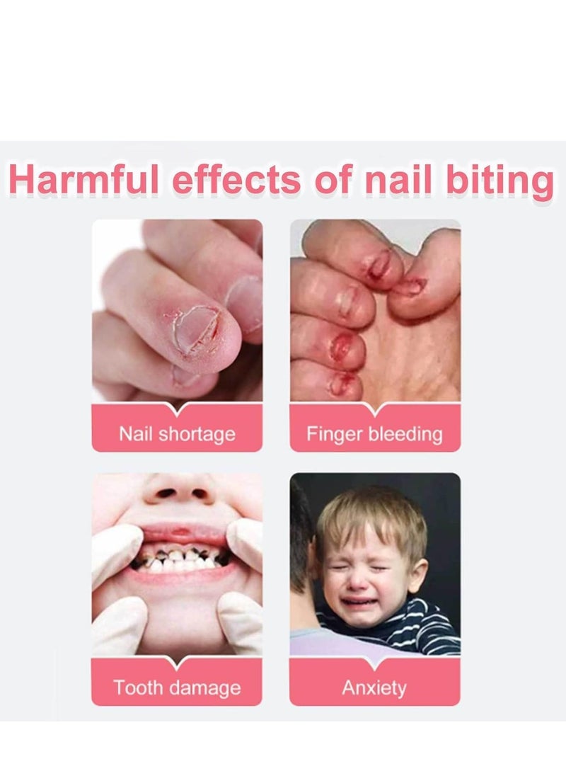 No Bite Nail Polish - 15ml Nail Biting Prevention - Thumb Sucking Deterrent for Adults - Nail Safe Care Anti Nail Biting Polish - Stop Nail Biting Polish for Nails Day Night Care