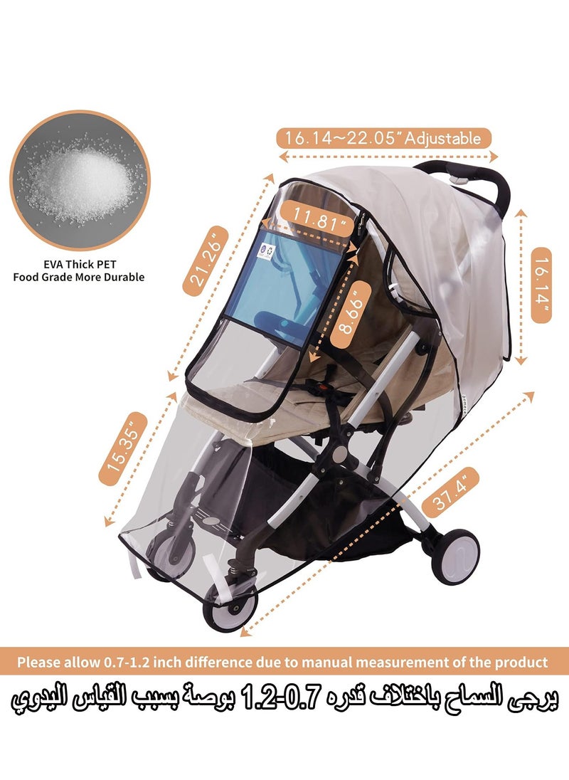Rain cover baby stroller accessories universal waterproof rain cover windproof cover dust cover