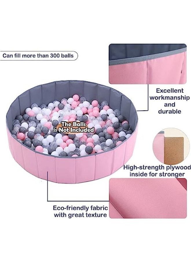 Folding Portable Ocean Ball Pit  for Toddlers Kids Playhouse Pool Ball Pit Accessories