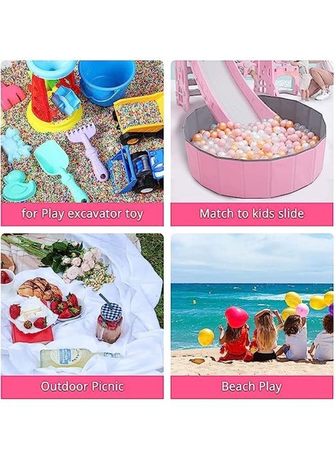 Folding Portable Ocean Ball Pit  for Toddlers Kids Playhouse Pool Ball Pit Accessories