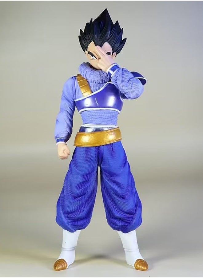 Dragon Ball Vegeta Action Figure Decorative Resin Sculpture Home Decor Statue, Art Figurine Home Ornament Decoration for Office, Living Room, Bedroom, Book Shelf, TV Cabinet, Desktop