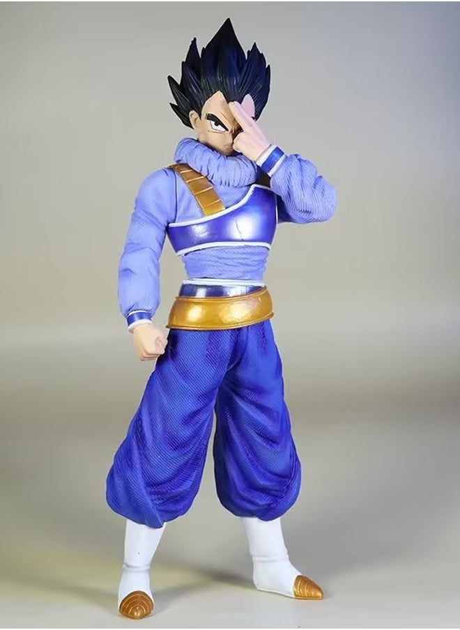Dragon Ball Vegeta Action Figure Decorative Resin Sculpture Home Decor Statue, Art Figurine Home Ornament Decoration for Office, Living Room, Bedroom, Book Shelf, TV Cabinet, Desktop