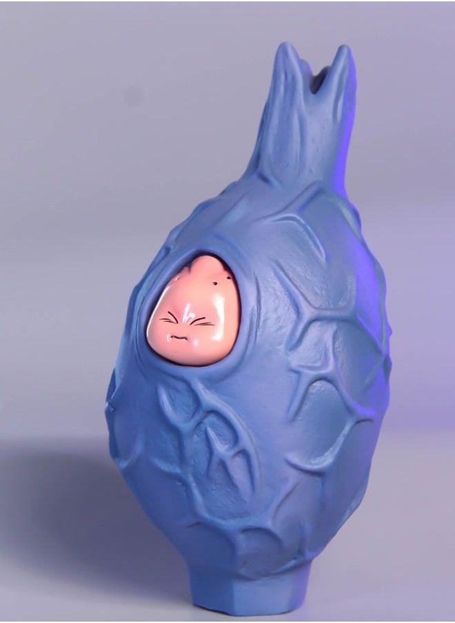 Dragon Ball Majin Buu Action Figure Decorative Resin Sculpture Home Decor Statue, Art Figurine Home Ornament Decoration for Office, Living Room, Bedroom, Book Shelf, TV Cabinet, Desktop