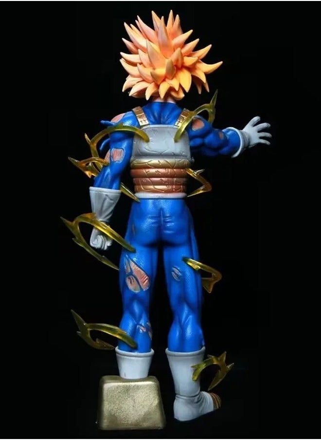Dragon Ball Trunks Action Figure Decorative Resin Sculpture Home Decor Statue, Art Figurine Home Ornament Decoration for Office, Living Room, Bedroom, Book Shelf, TV Cabinet, Desktop