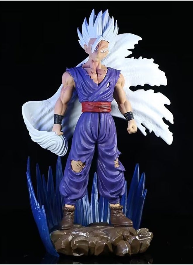 Dragon Ball Beast Gohan Action Figure Decorative Resin Sculpture Home Decor Statue, Art Figurine Home Ornament Decoration for Office, Living Room, Bedroom, Book Shelf, TV Cabinet, Desktop