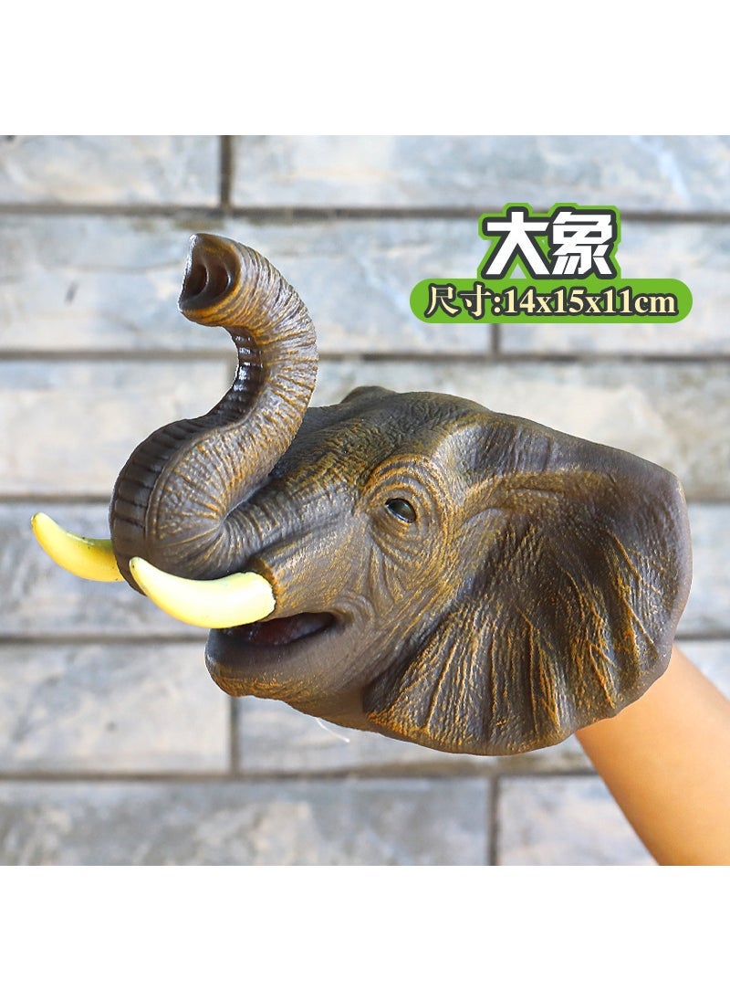 Dinosaur Hand Puppet Soft Rubber Model Toy Orangutan [Hand Puppet]]