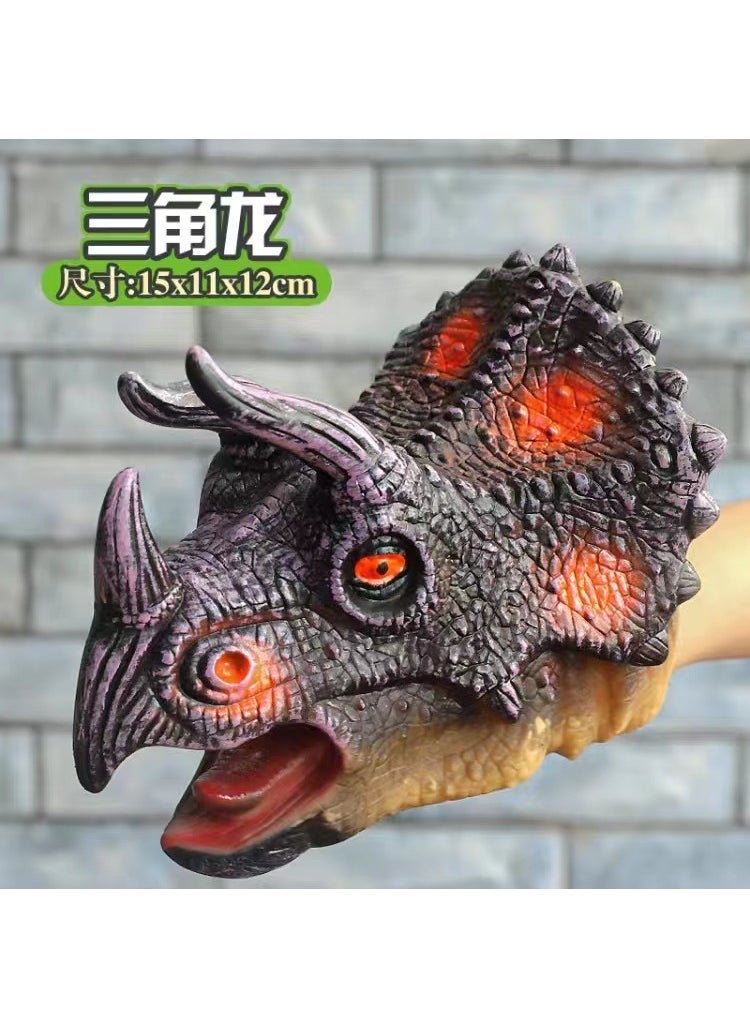 Dinosaur Hand Puppet Soft Rubber Model Toy Orangutan [Hand Puppet]]