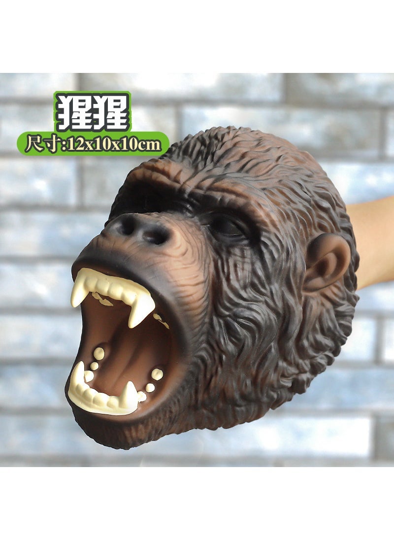 Dinosaur Hand Puppet Soft Rubber Model Toy Orangutan [Hand Puppet]]