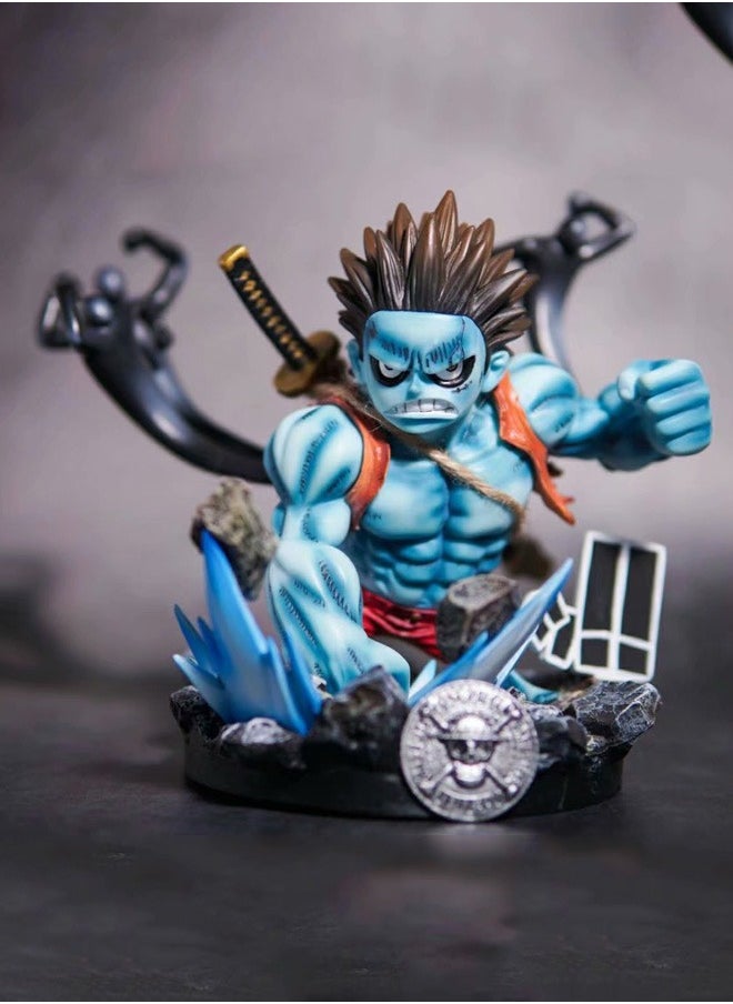 One Piece Nightmare Luffy Action Figure Decorative Resin Sculpture Home Decor Statue, Art Figurine Home Ornament Decoration for Office, Living Room, Bedroom, Book Shelf, TV Cabinet, Desktop