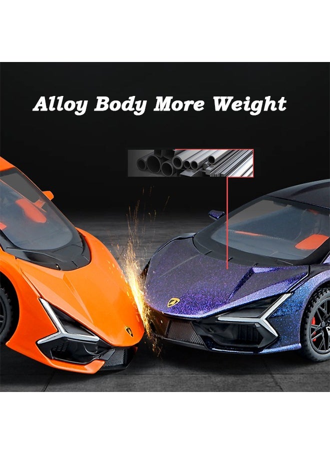 1:32 Lambo Sian FKP3 Alloy Model Car with Light and Sound Pull Back Car Toy for Boys Age 3+ Year Old (Star Light Color)