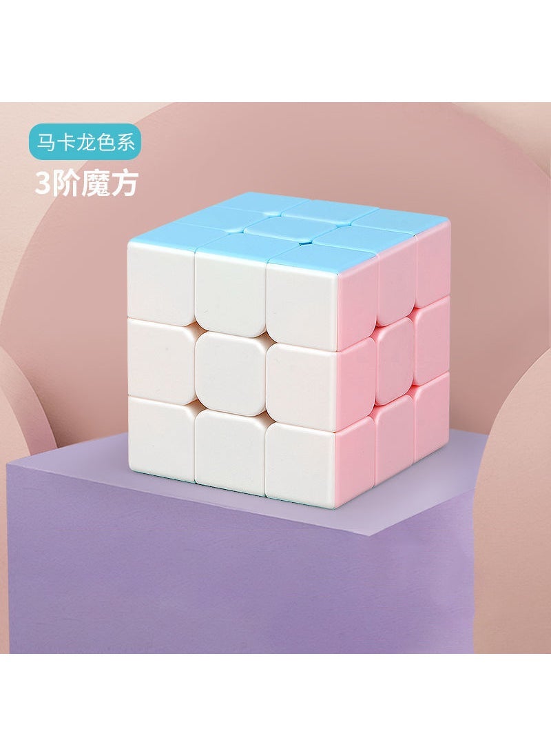Macaron Color Pyramid Magic Cube Macarons third-order