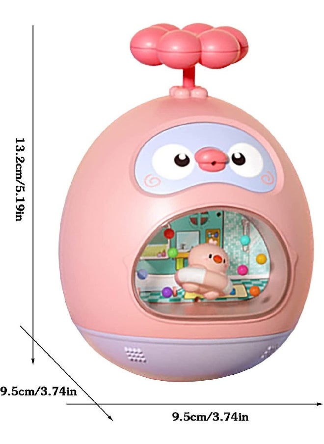 Pink Cute Floating Bubble Baby Bath Toy
