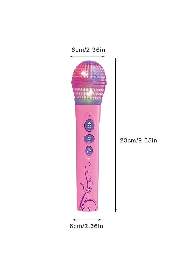 Children Pink Microphone Early Education Toy