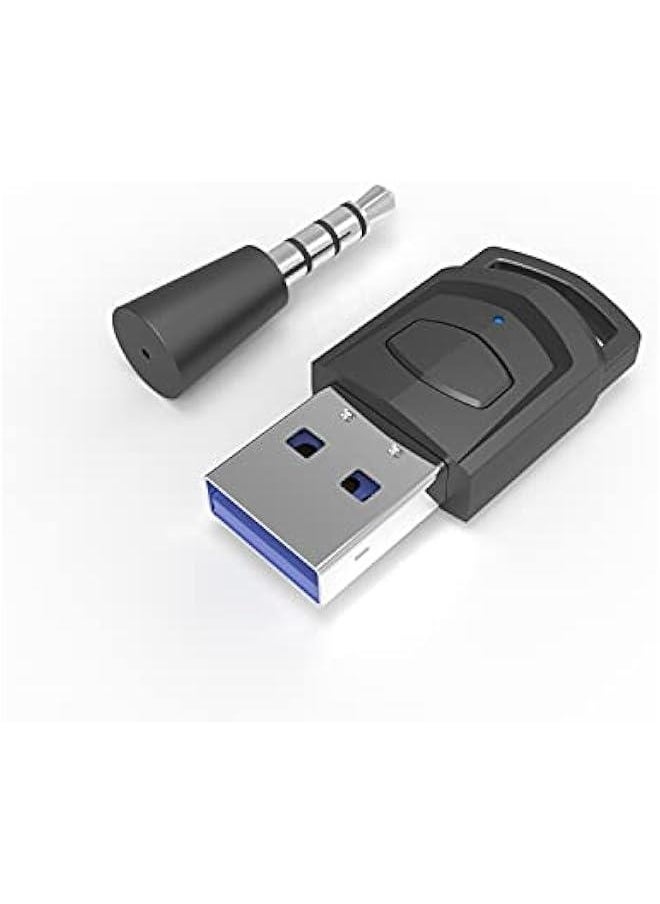 VR robot Bluetooth 5.0 Audio Adapter for Nintendo Switch & Lite, 3.5mm Aux Low Latency Wireless Bluetooth Transmitter Dongle, Compatible with Switch & Lite/PS4/PC/Laptops for Bluetooth Device