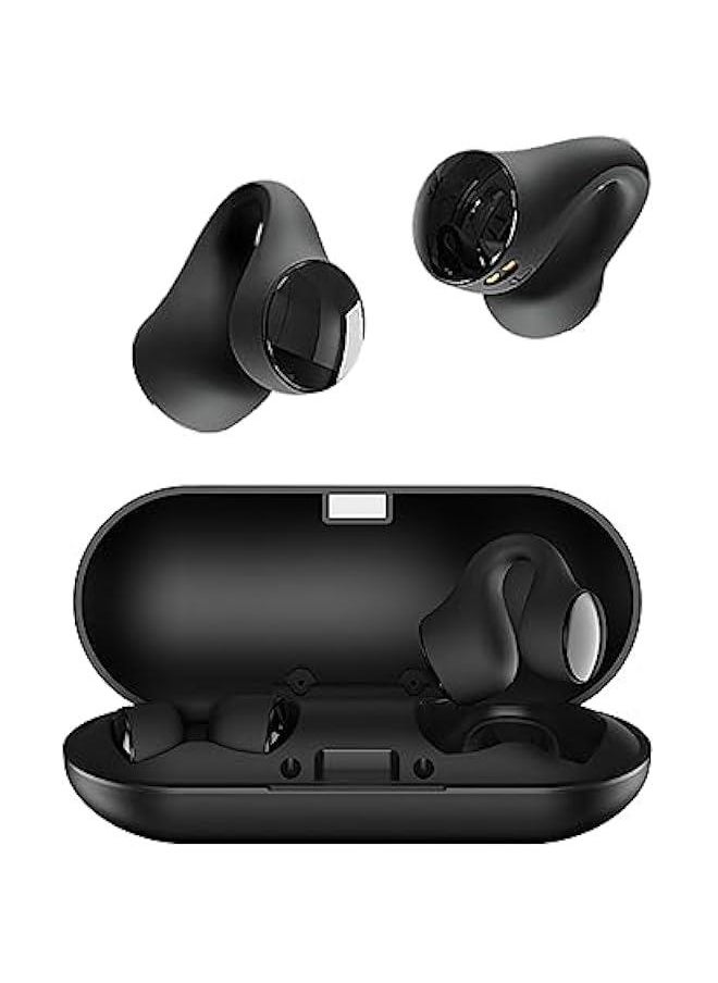 Wireless Ear Clip On Headphones Open Ear Earbuds Bone Conduction Headset Headphone Induction Earphones Wireless Bone Conduction Headphones Bluetooth Earbuds