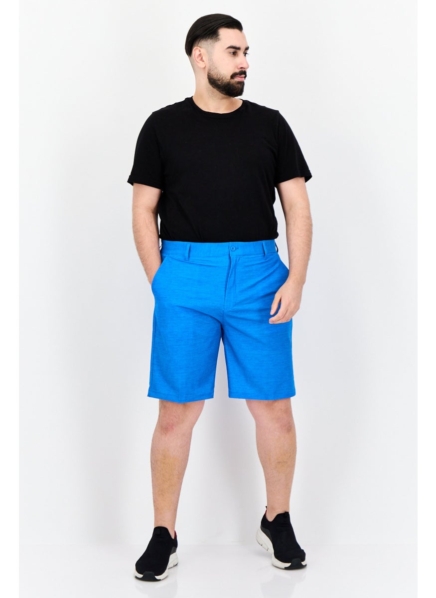 Men Sportswear Fit Golf Shorts, Blue