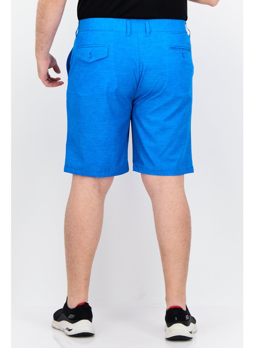 Men Sportswear Fit Golf Shorts, Blue