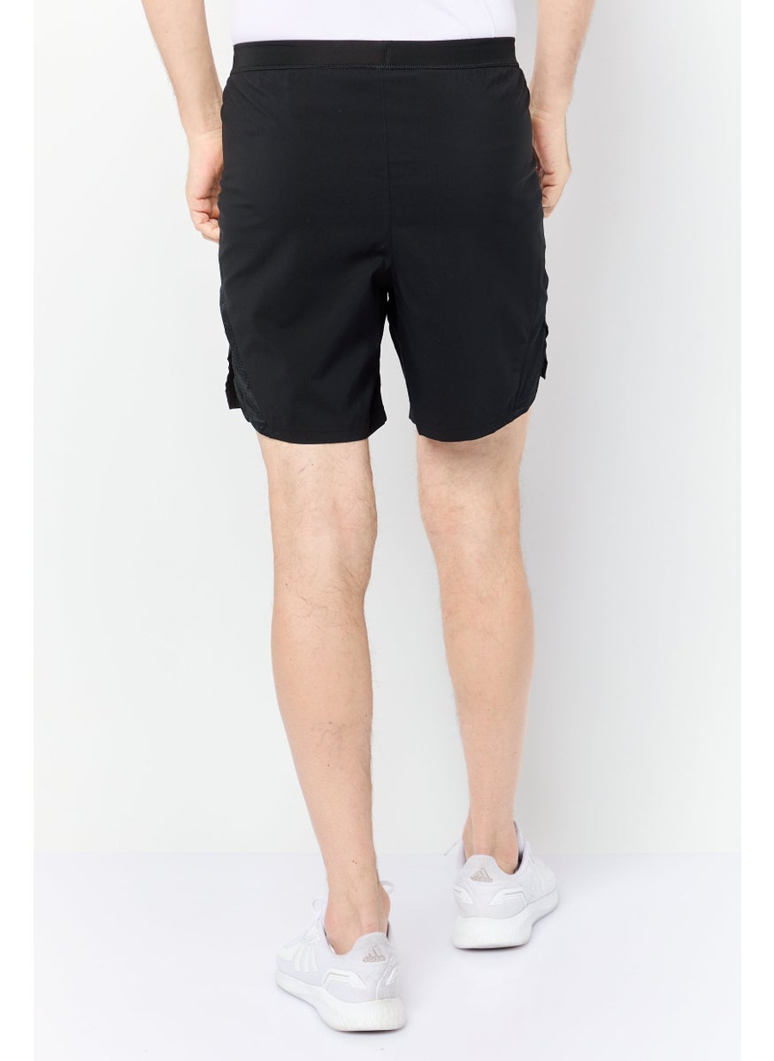 Men 7 Inseam Sportswear Fit Running Short, Black